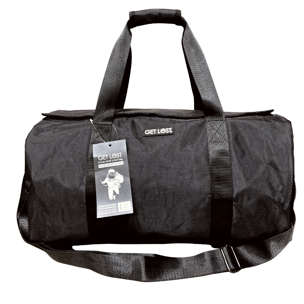 Get Lost Premium Lockable Duffle Bag – Odor-Resistant Travel & Storage Get Lost Premium Lockable Duffle Bag – Odor-Resistant Travel & Storage