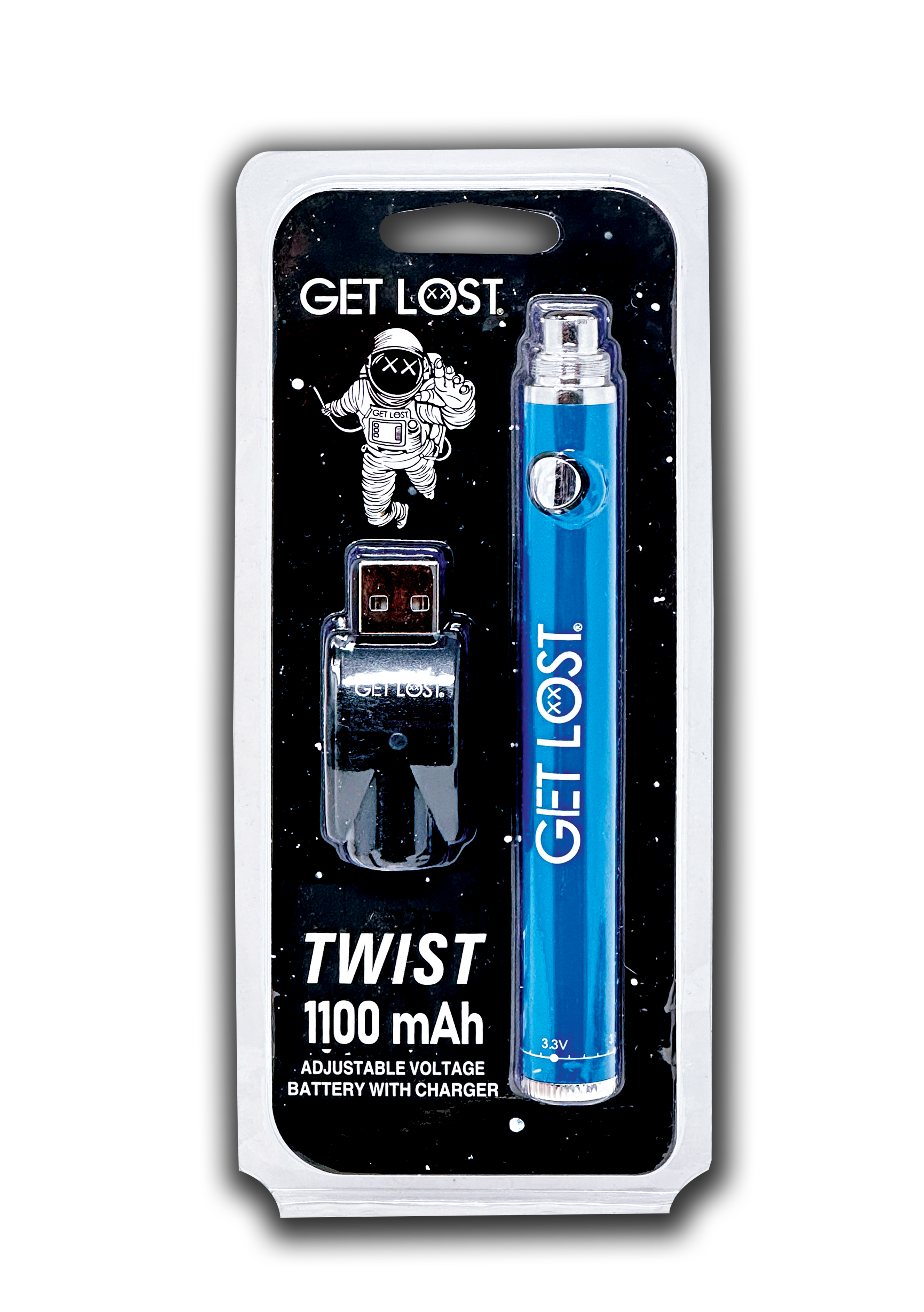 Twist 1100 mAh - Battery (Silver Blue) Get Lost Twist 1100 mAh - Battery (Silver Blue) Get Lost