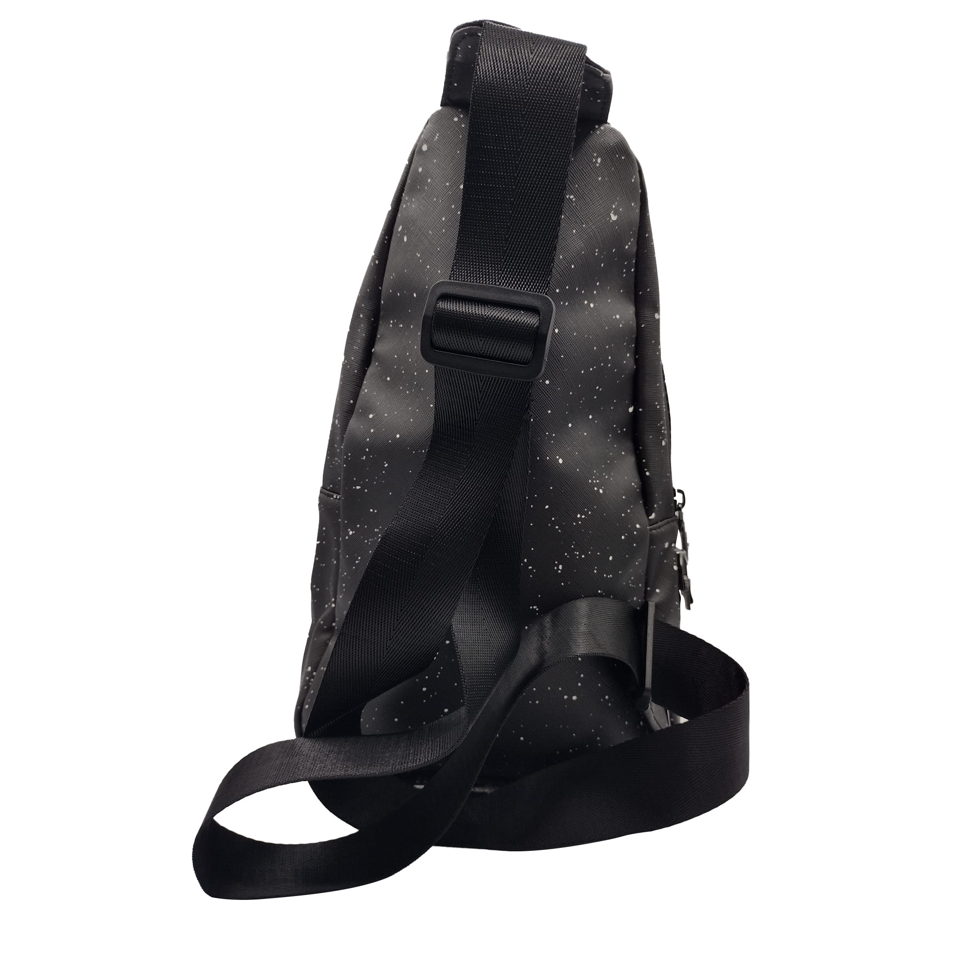 Get Lost - Premium Saffiano Leather Shoulder Bag (Blue Hat Trippy Girl)