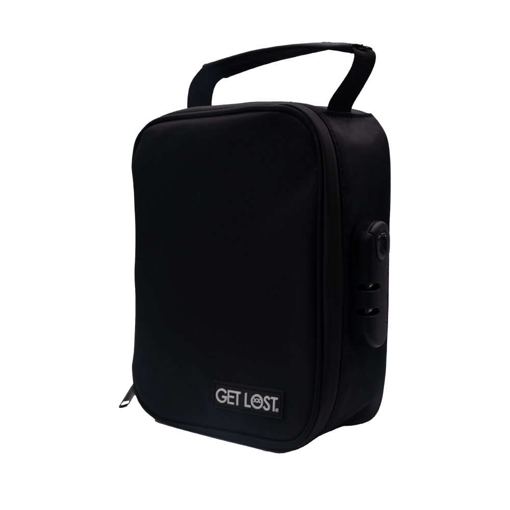 Get Lost Smell-Proof Premium Stash Bag with Lock (Black)