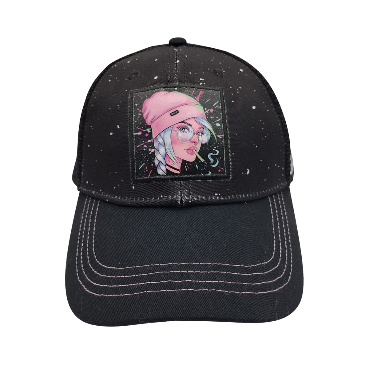 Cap With Smell Proof Pocket 017
