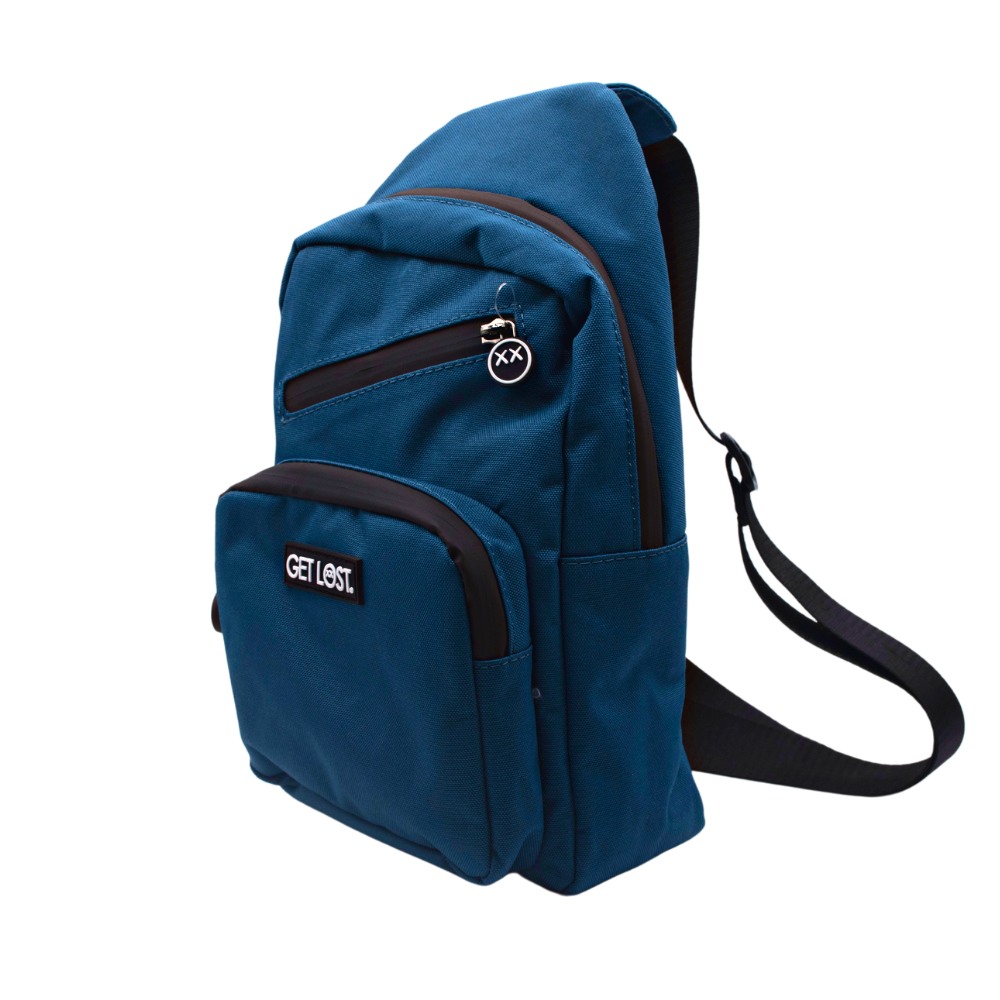 Smell-Proof Premium Shoulder Bag by GET LOST - Blue