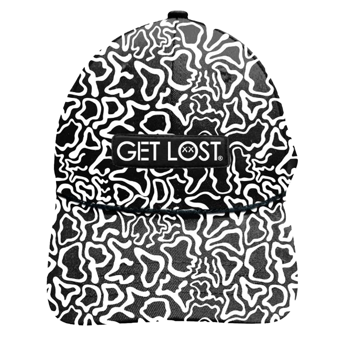 Get Lost Hidden Pocket Cap – Assorted Patterns Streetwear Hats with Di