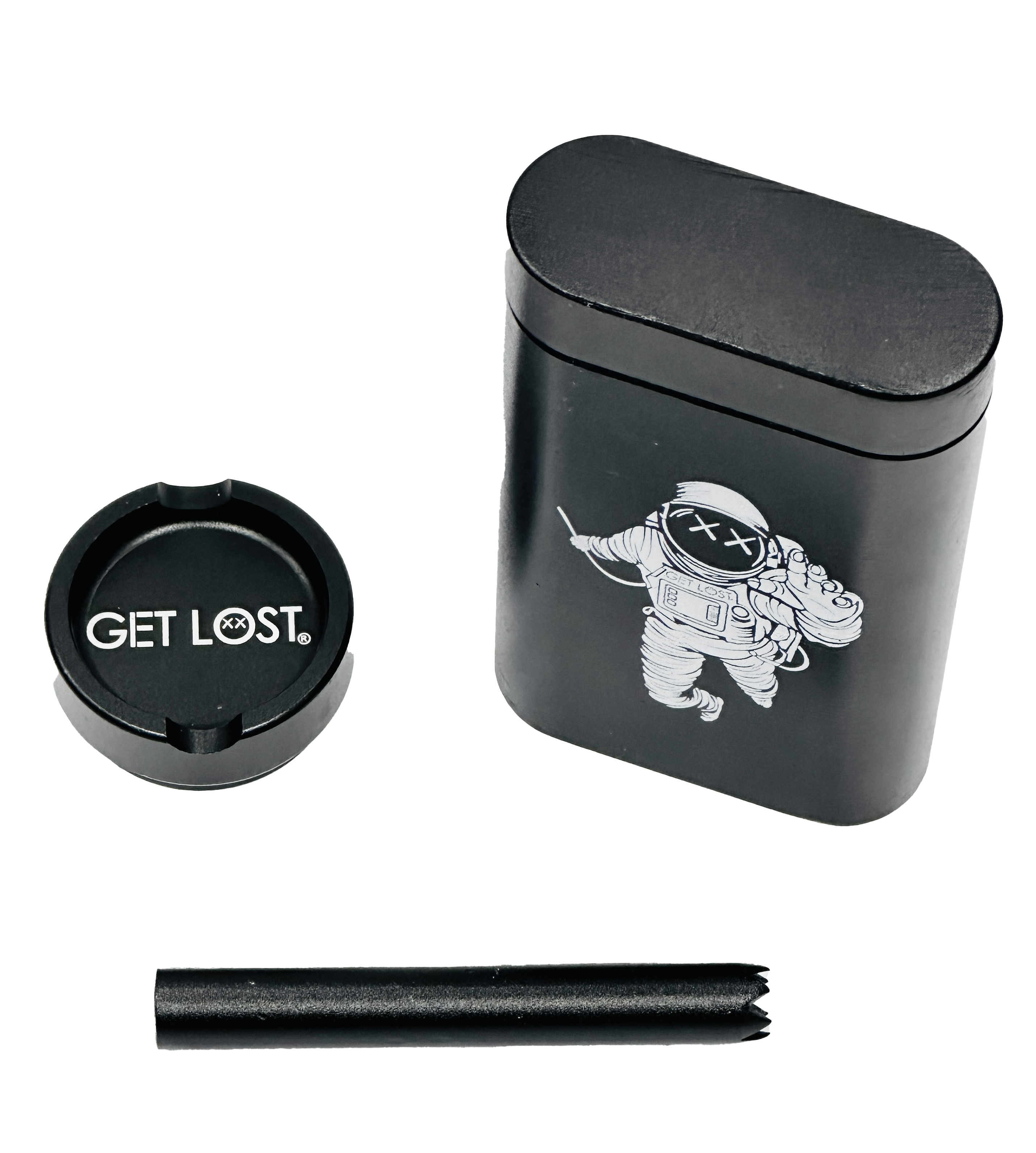Get Lost Aluminum Dugout Grinder (Black)