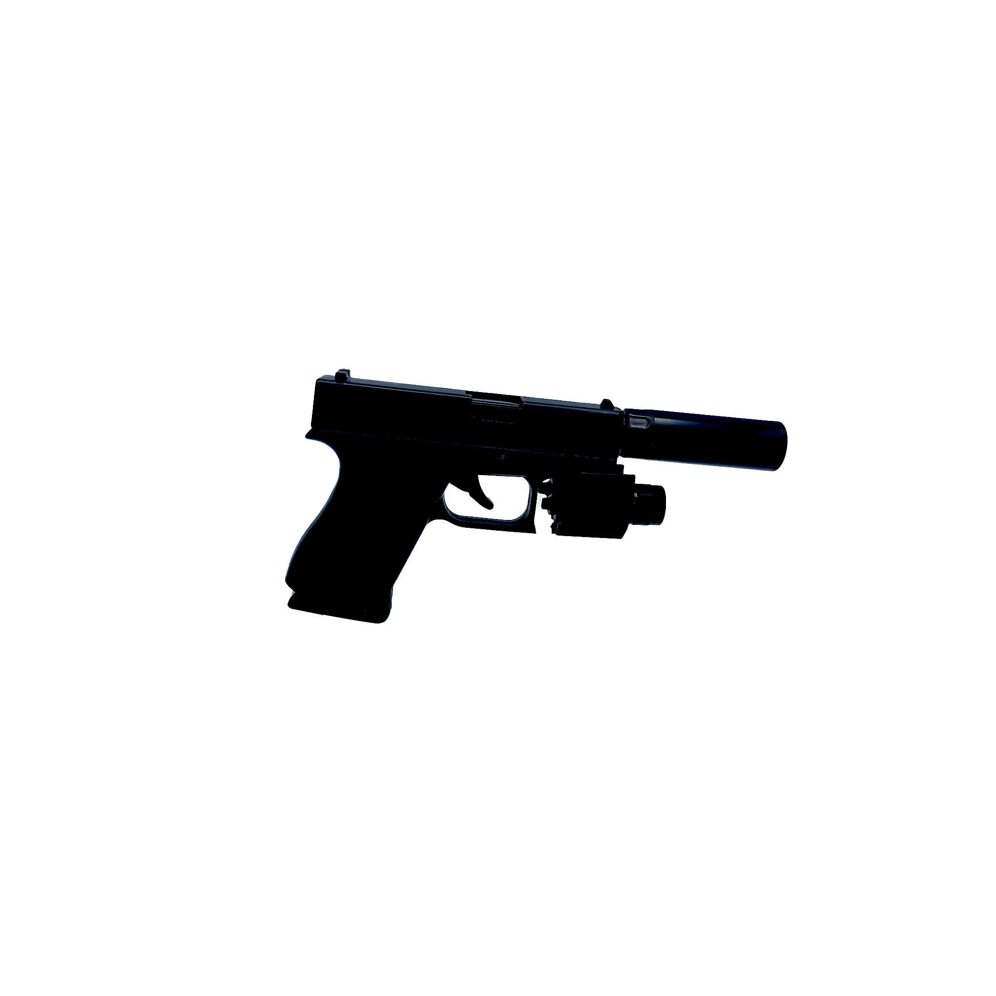 GTG-BLK-001 Get Lost Gun Torch Lighter (Black)