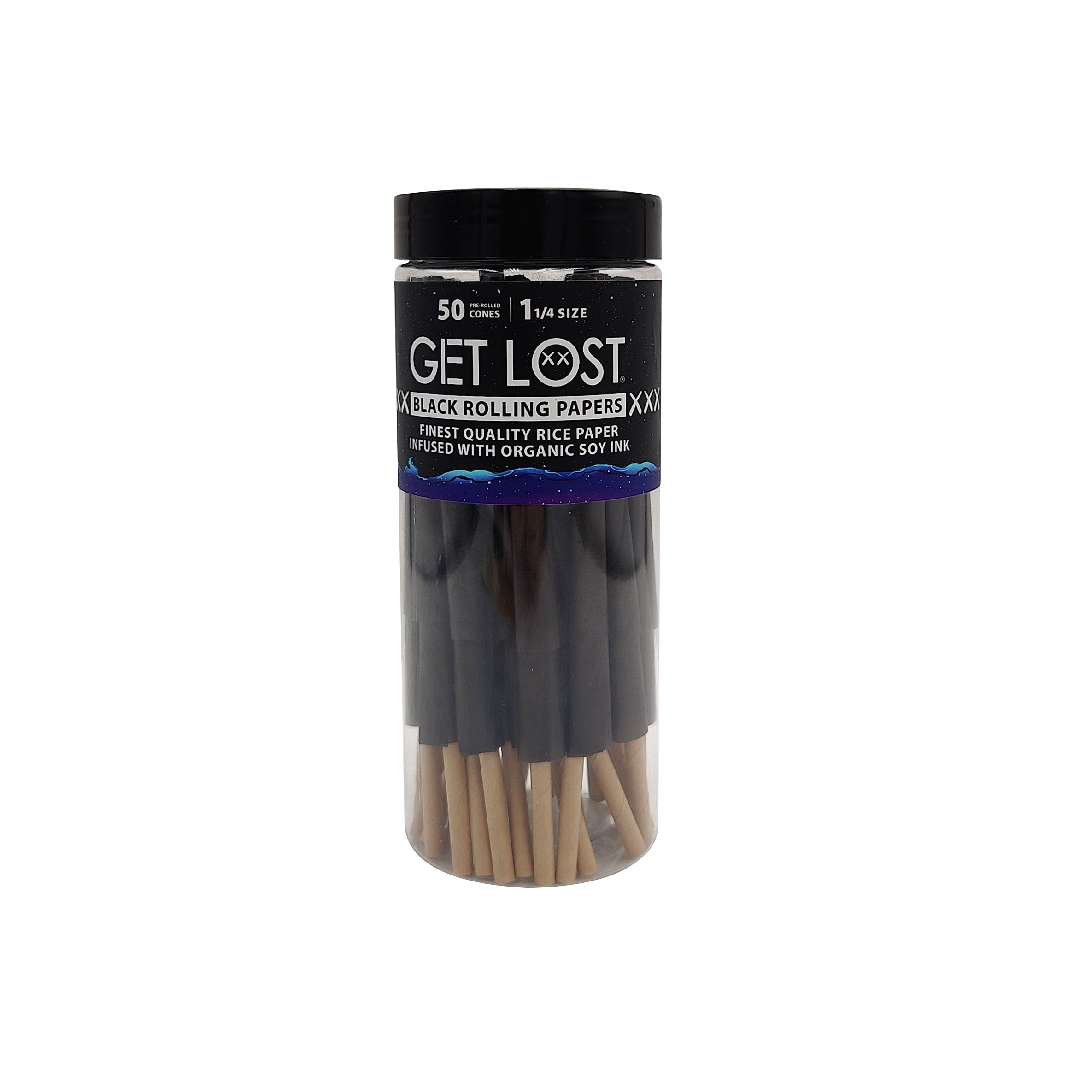 50 Pre Rolled Cones 1 1/4 Jar - 2 PACK