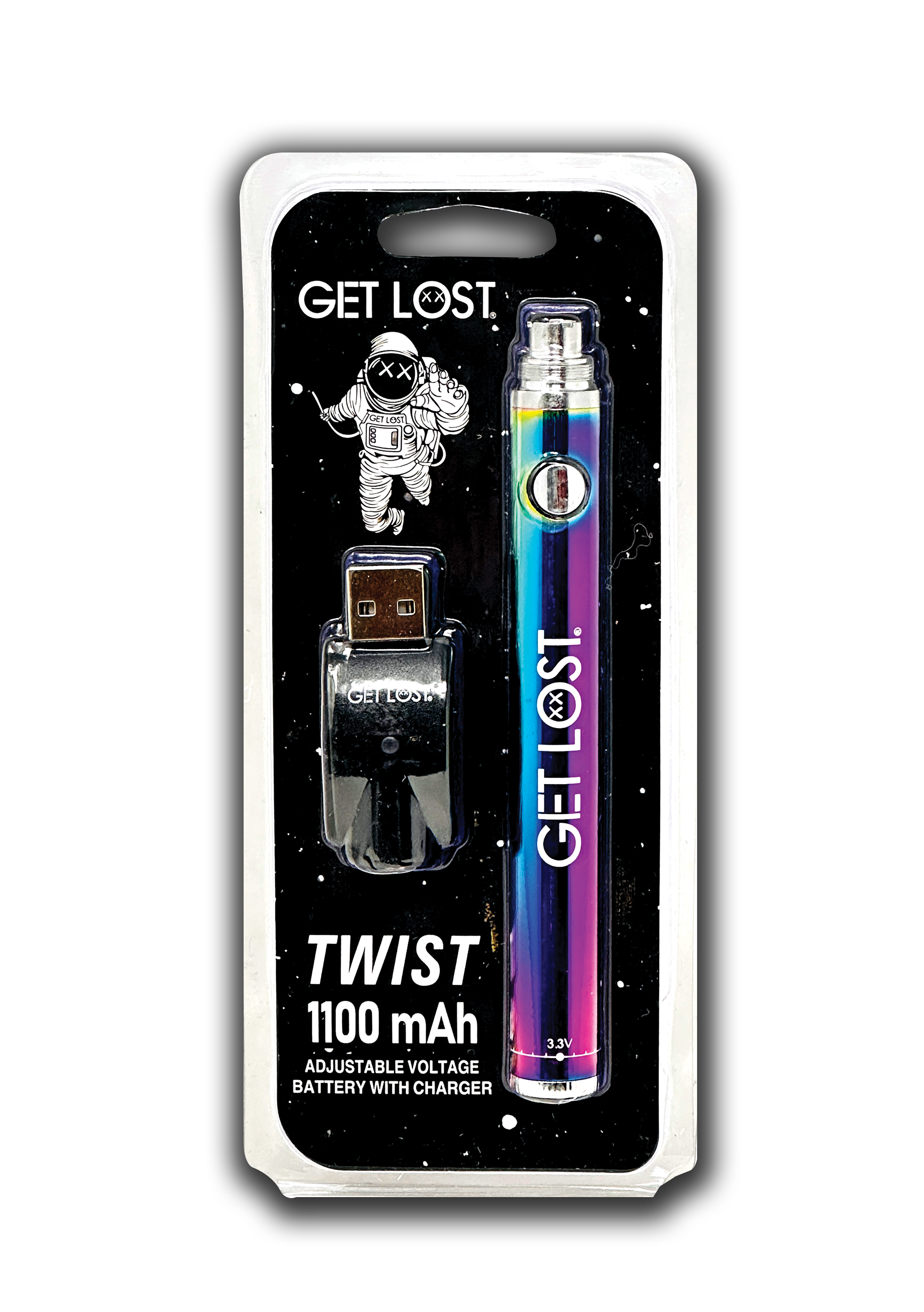 Twist 1100 mAh - Battery (Rainbow) Get Lost Twist 1100 mAh - Battery (Rainbow) Get Lost
