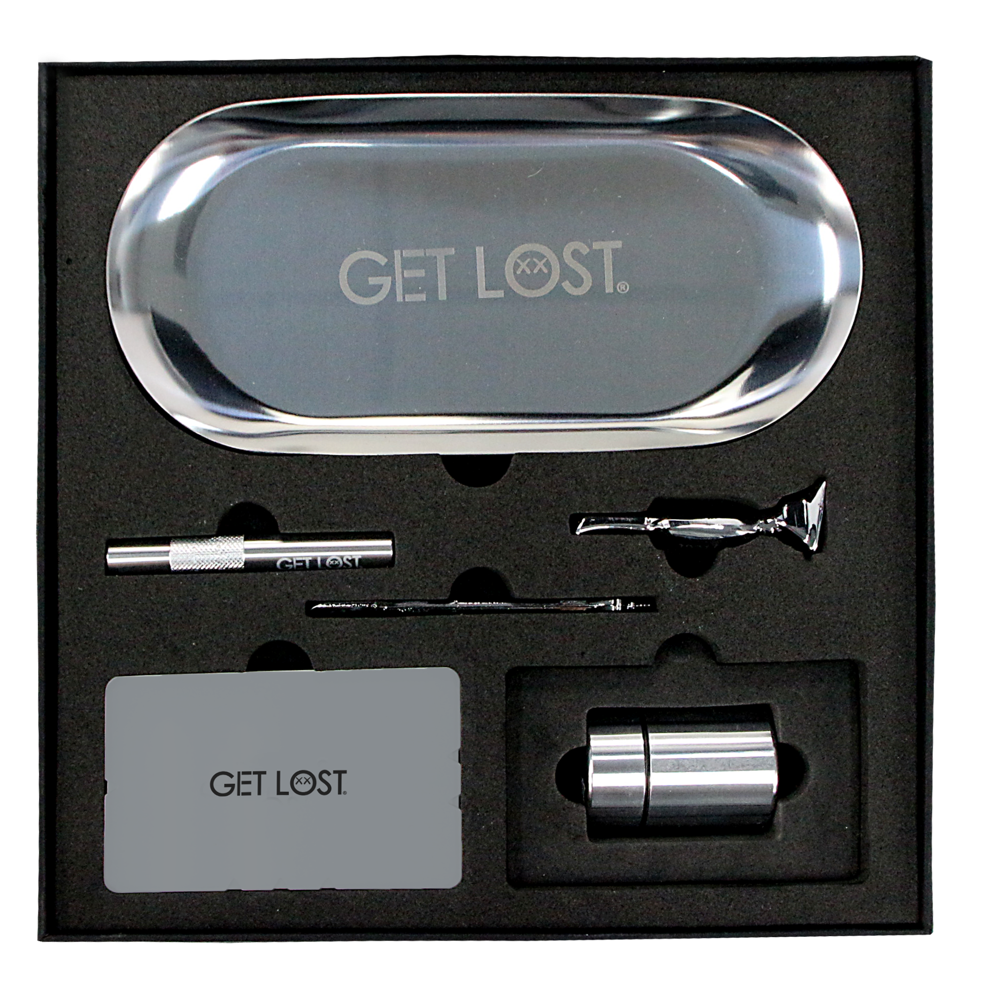 Get Lost Premium Snuff Set (Silver)