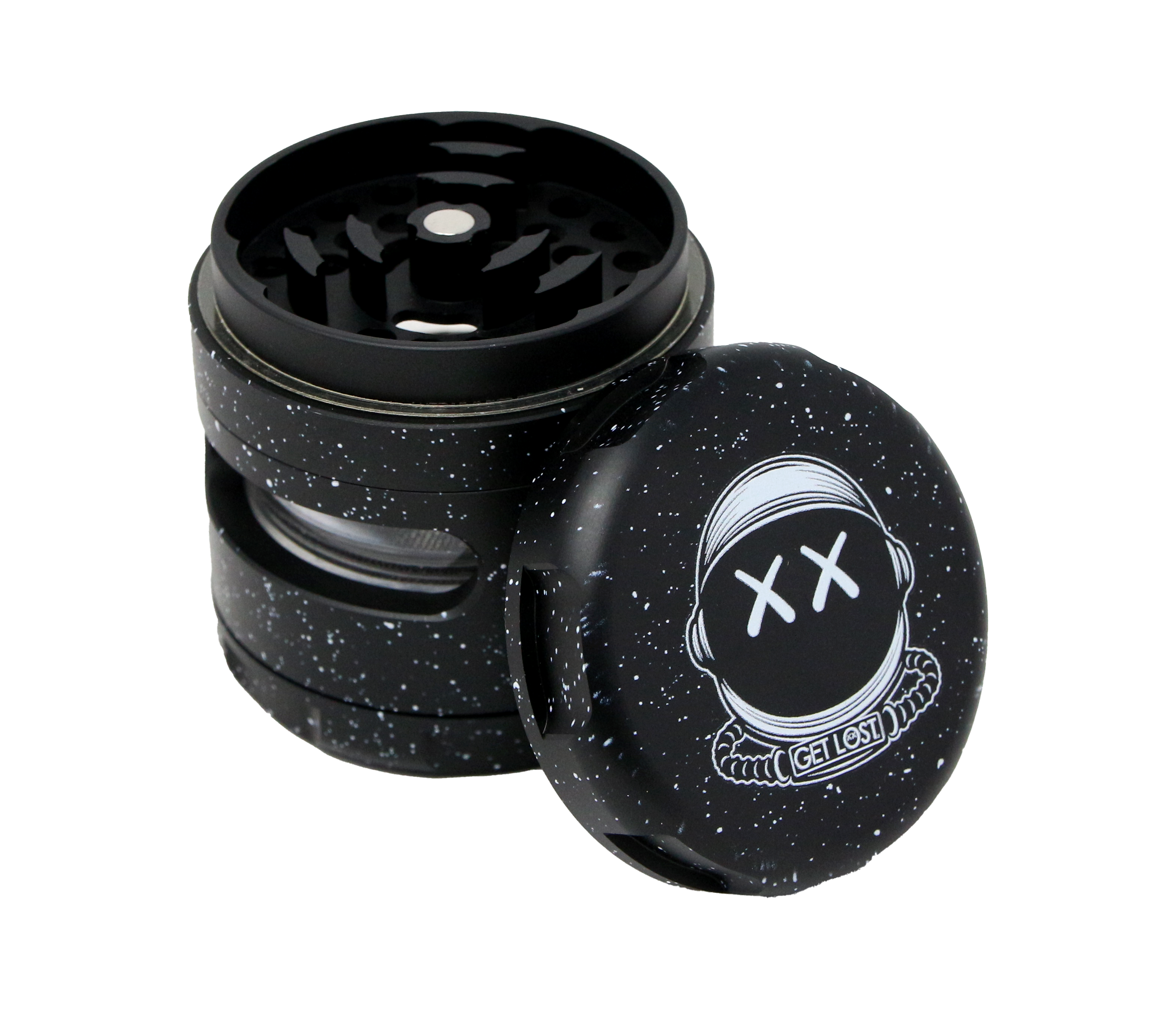 Get Lost - Stardust Crusher Gradient Premium Grinder (Black)