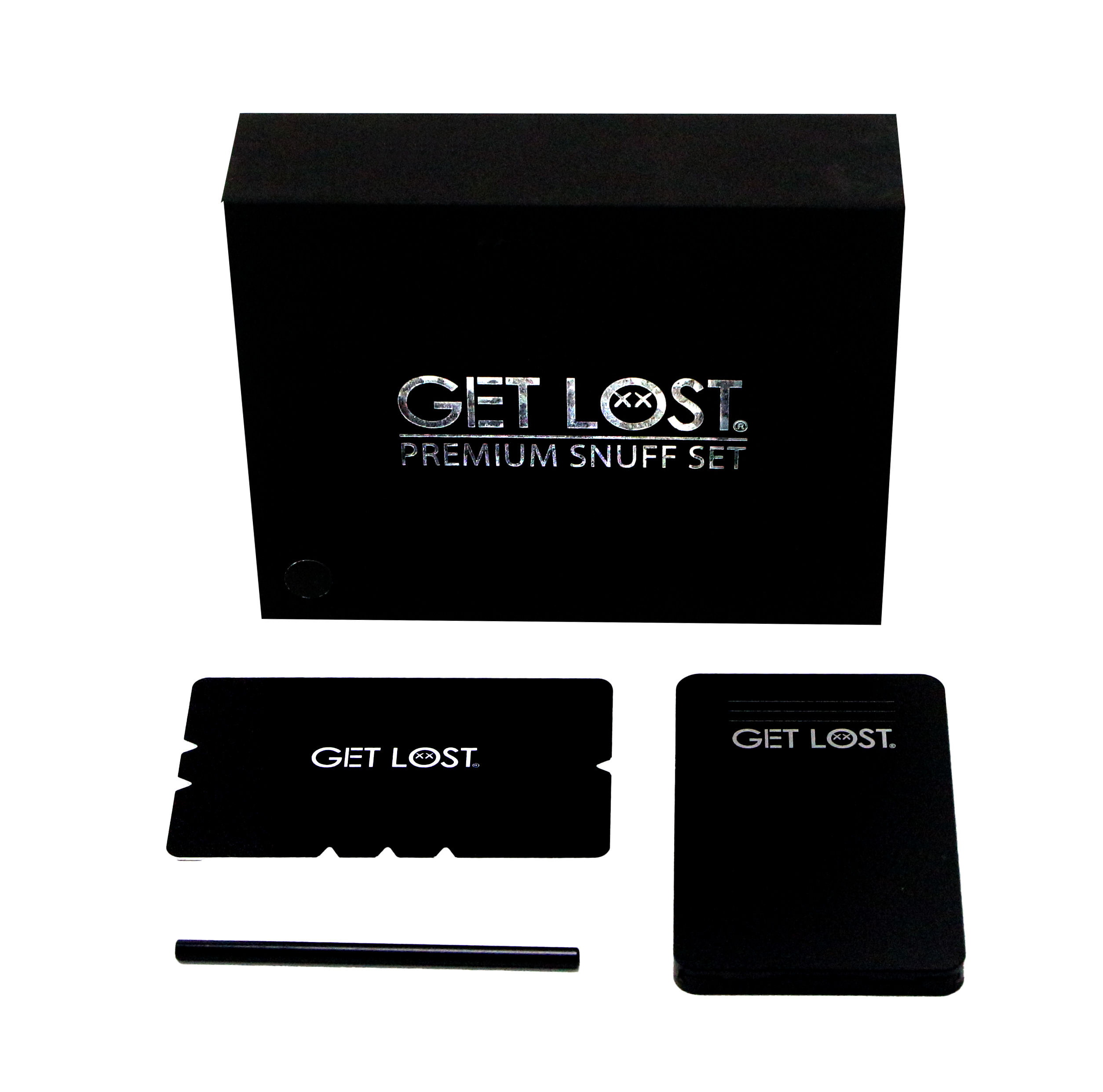 Get Lost Premium Mini Snuff Wallet Set (BLACK)