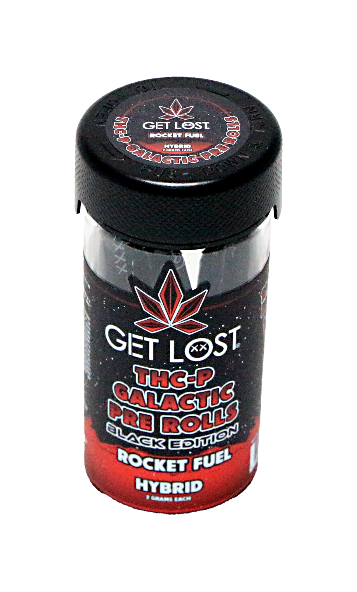 THCP GALACTIC PRE ROLLS BLACK EDITION (SPACE CANDY HYBRID) Jar