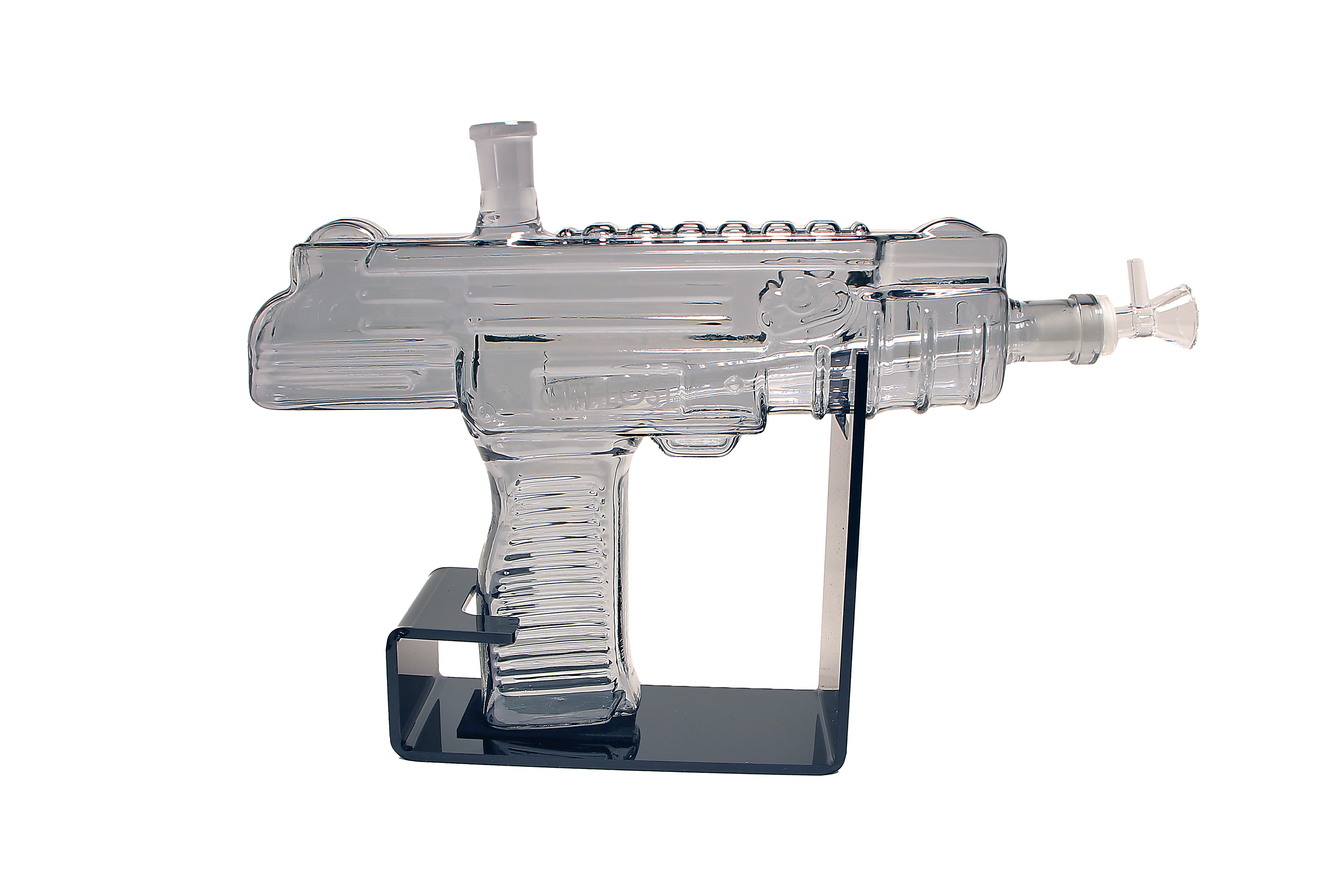 UZI Water Pipe (Clear Black)