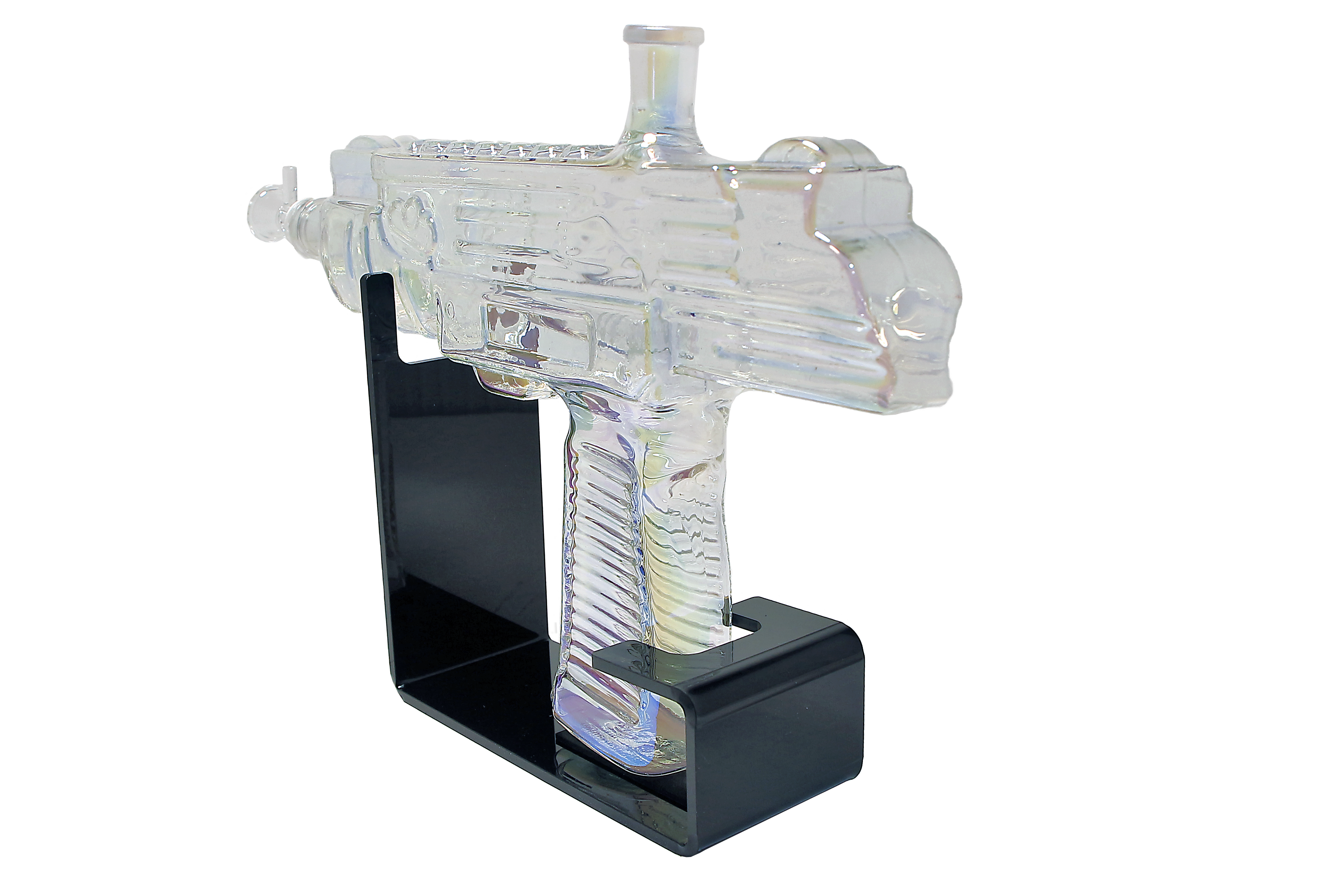 UZI Water Pipe (Clear Rainbow)