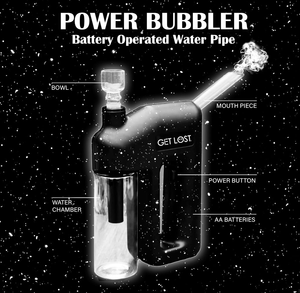 Electric Bong Power Bubbler Water Pipe Get Lost
