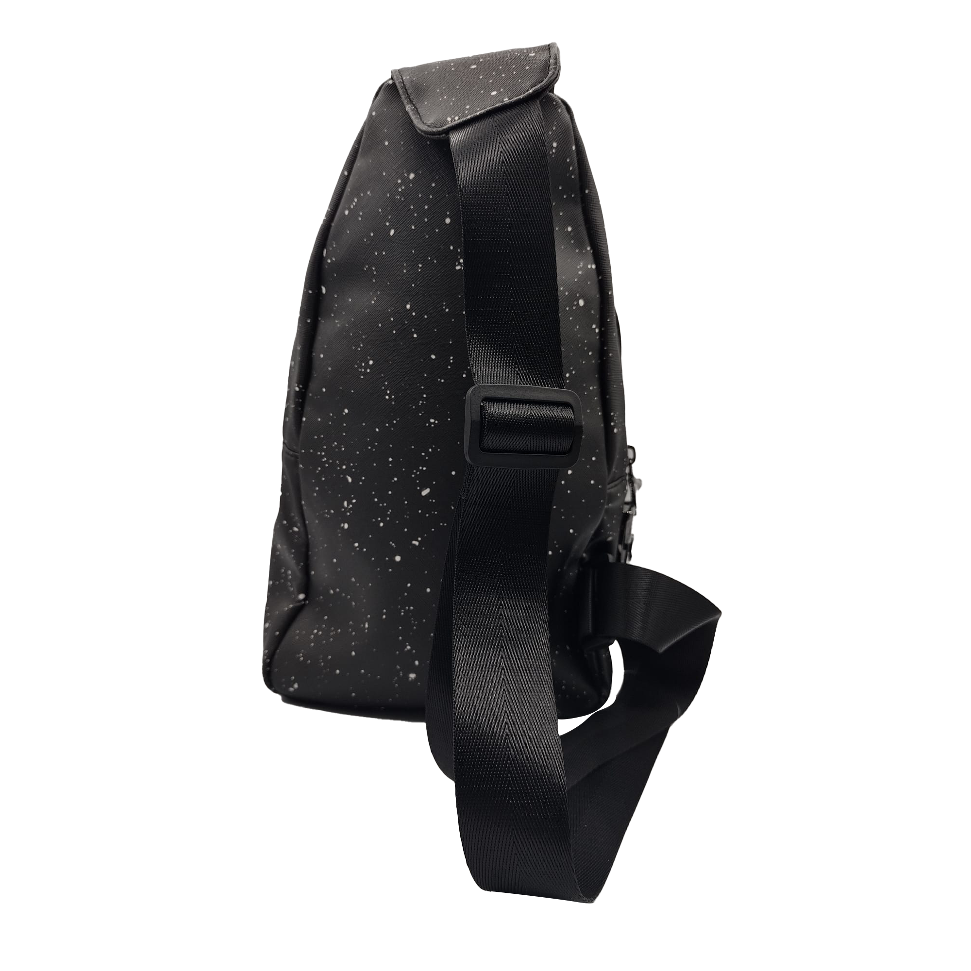 Get Lost - Premium Saffiano Leather Shoulder Bag (Galaxy Skull)