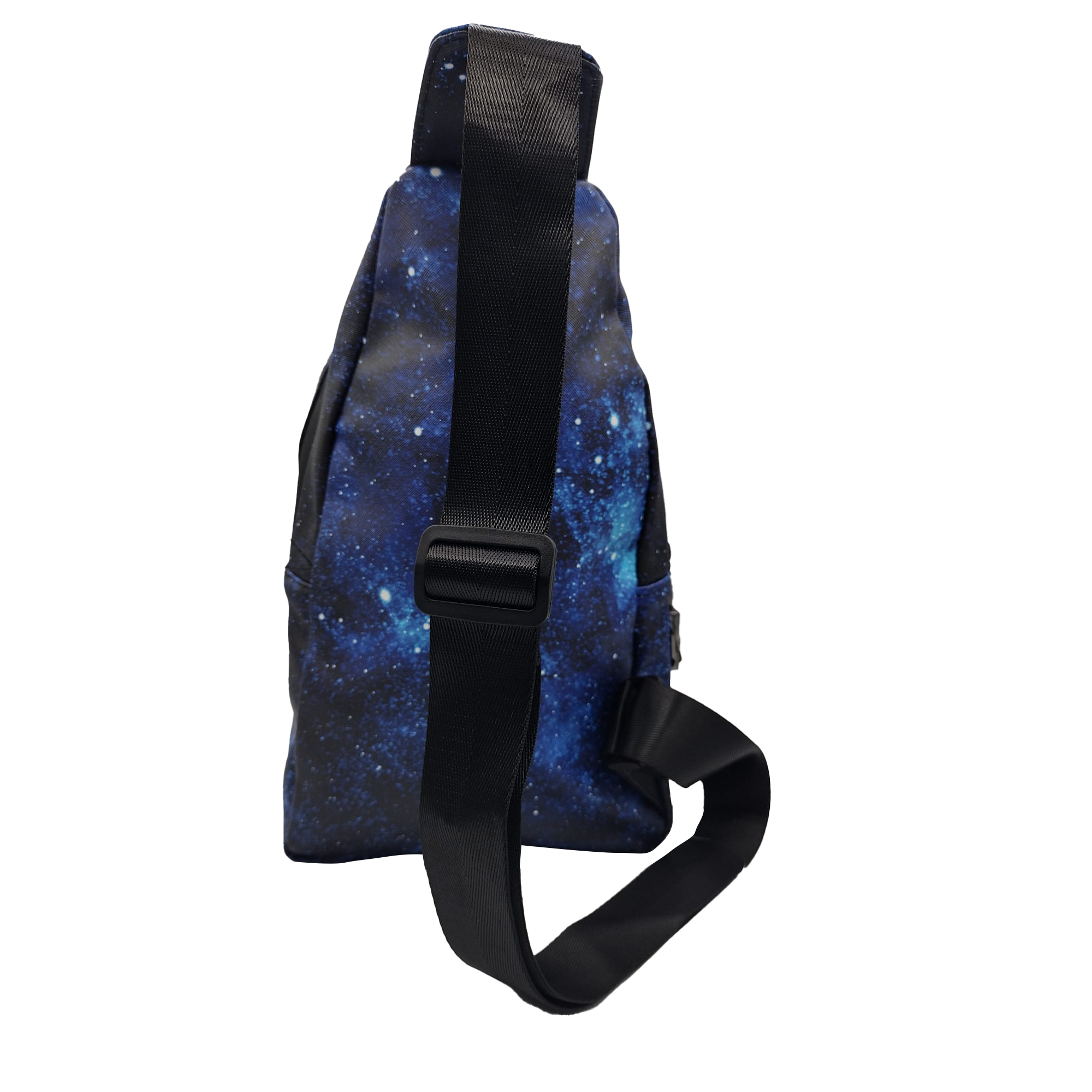 Get Lost - Premium Saffiano Leather Shoulder Bag (Blue Galaxy)