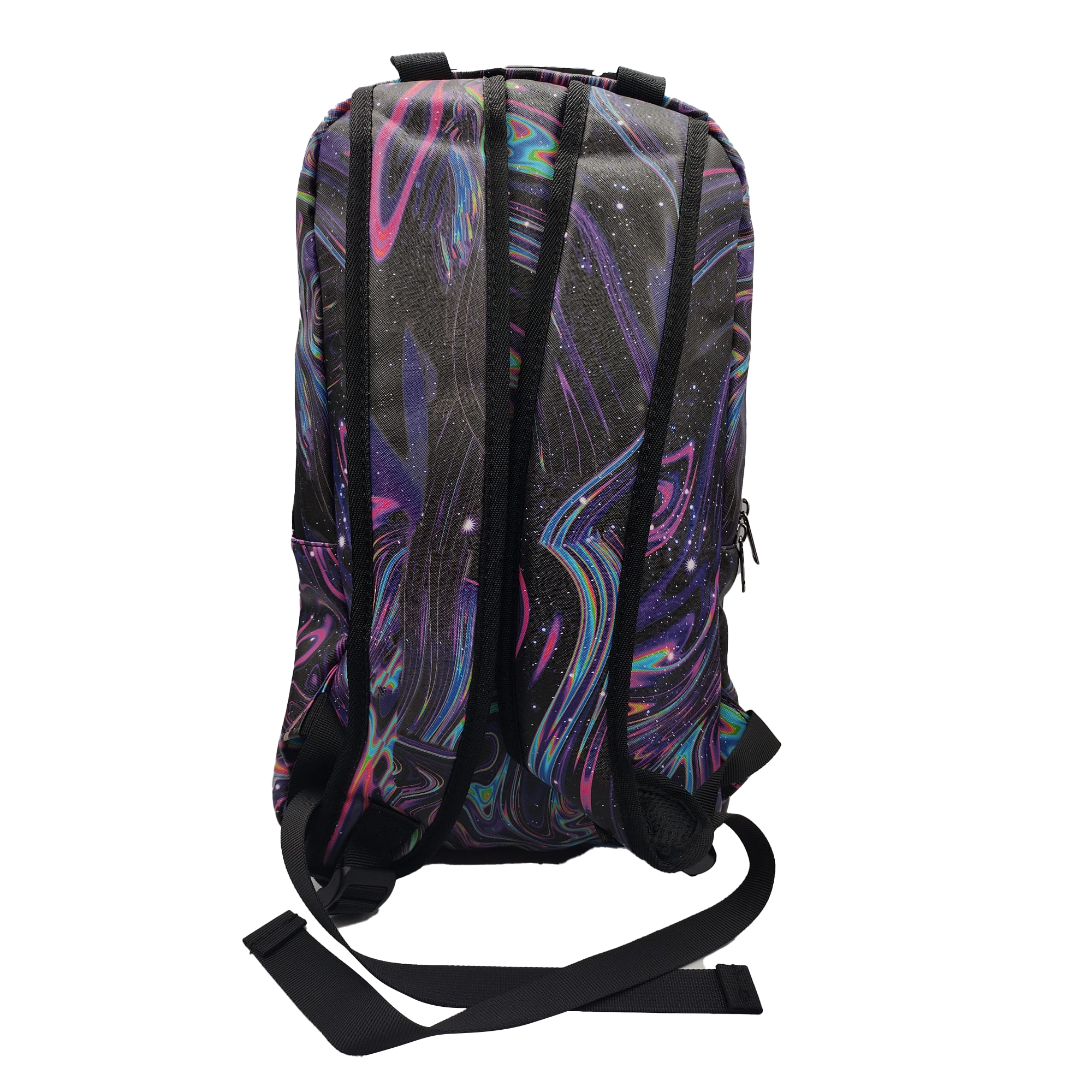Premium Saffiano Smell Proof Backpack (Trippy Galaxy)