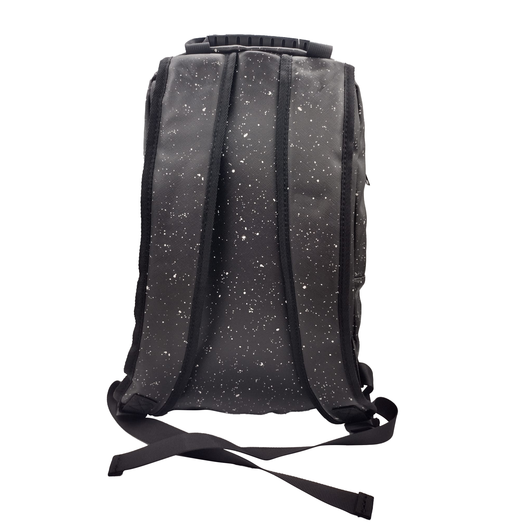 Premium Saffiano Smell Proof Backpack (Blue Hat Trippy 4 Eyes Girl)