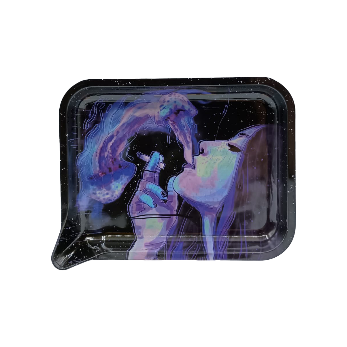 Get Lost Medium Funnel Rolling Tray with 3D Magnetic Lid (Get Lost Hot Chic Smoking Up)