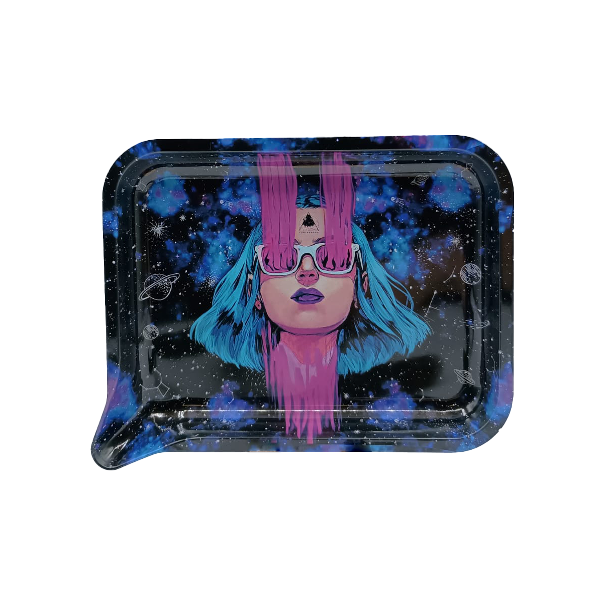 Get Lost Medium Funnel Rolling Tray with 3D Magnetic Lid (Get Lost Teleporting Girl)