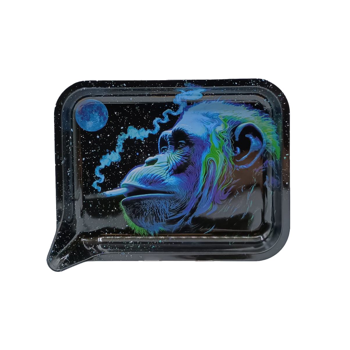 Small Funnel Tray With 3D Lids (Smoking Gorilla)